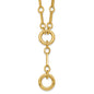 High-Quality 14K Gold Y-Drop Necklace - 17.5