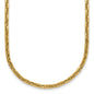 High-Quality 14K Gold Polished Fancy Link Necklace - 18 Inches, Stylish Value!-1