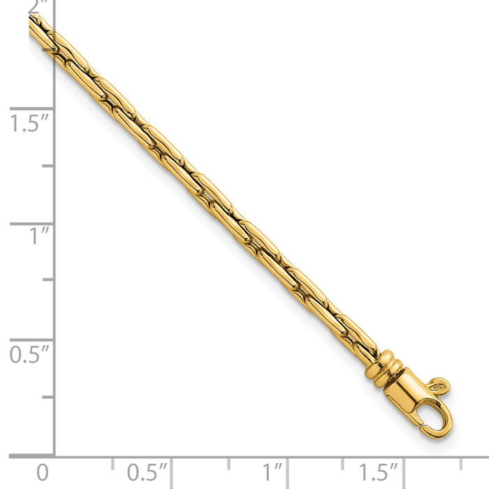 Shop Stylish 14K Gold Polished Fancy Link Bracelet - 7.5 Inches, Affordable Price-5