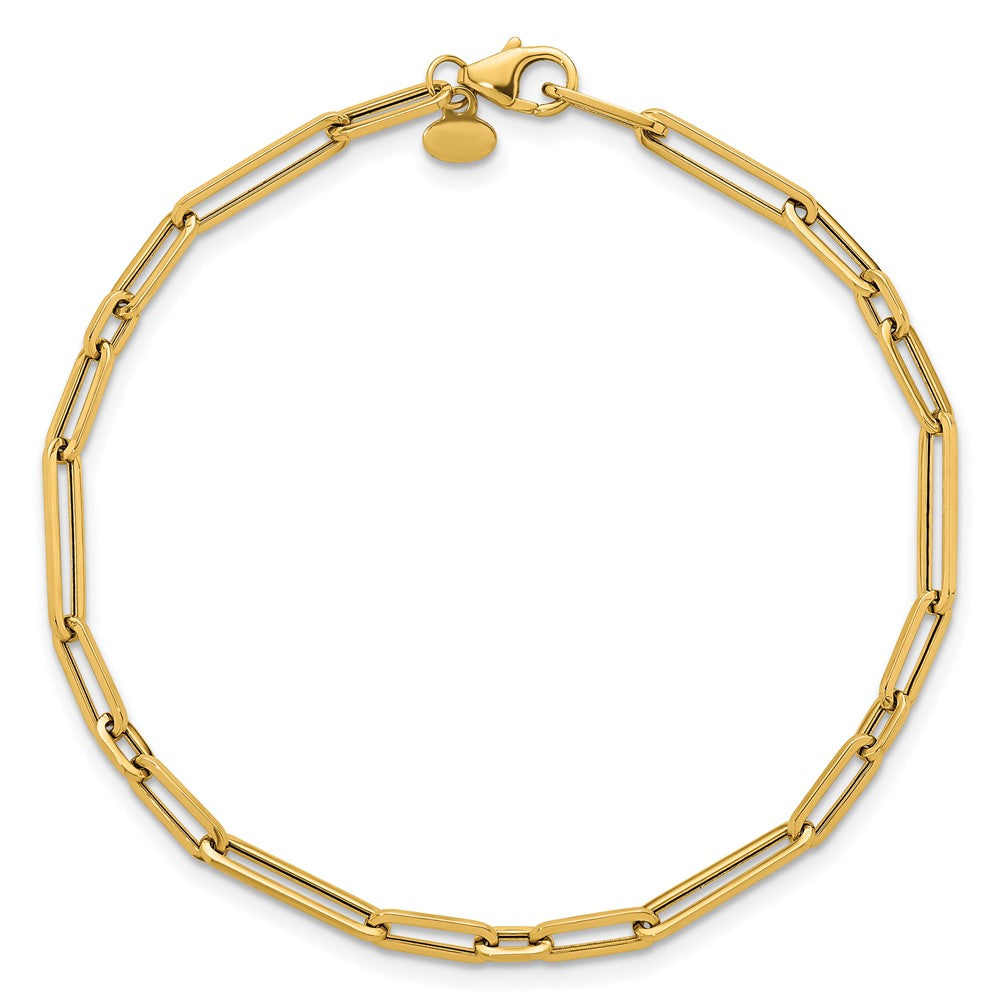 Buy Stylish 14K Gold Paperclip Link Bracelet - 7.5 Inches, Luxury Design