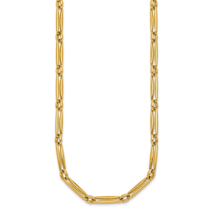 Shop Exclusive 14K Gold Polished 5mm Fancy Necklace - Stylish 18-Inch Design-2