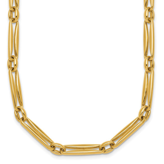 Shop Exclusive 14K Gold Polished 5mm Fancy Necklace - Stylish 18-Inch Design