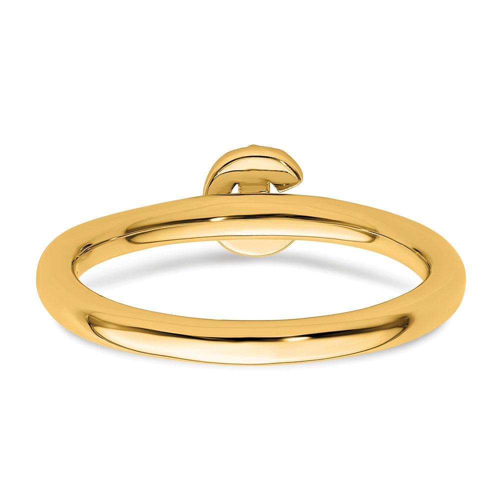 Shop Exclusive 14K Gold Stackable Diamond Initial C Ring - Stylish & Affordable