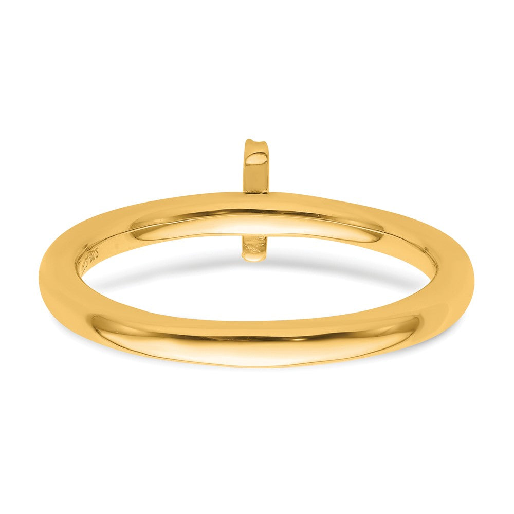 Shop 14K Gold Stackable Diamond Initial "I" Ring - Stylish Luxury Design