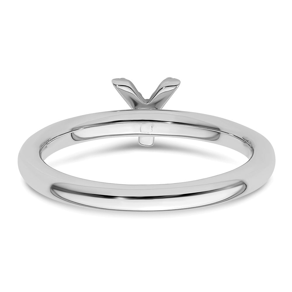 Buy Stylish 14K White Gold Diamond Initial Y Stackable Ring - Affordable Luxury