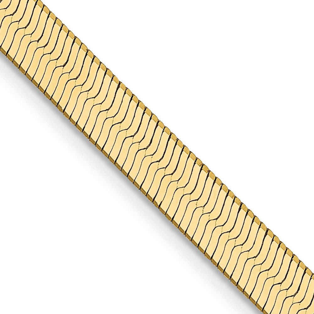 Buy 14K Gold 4mm Silky Herringbone Necklace - Stylish Luxury at Value Price