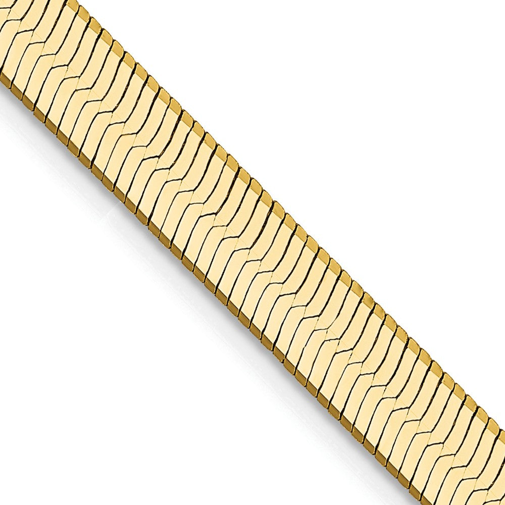 Shop 14K Gold 18-Inch Silky Herringbone Chain - Stylish 5mm Luxury Jewelry