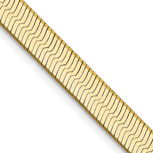 Shop 14K Gold 18-Inch Silky Herringbone Chain - Stylish 5mm Luxury Jewelry