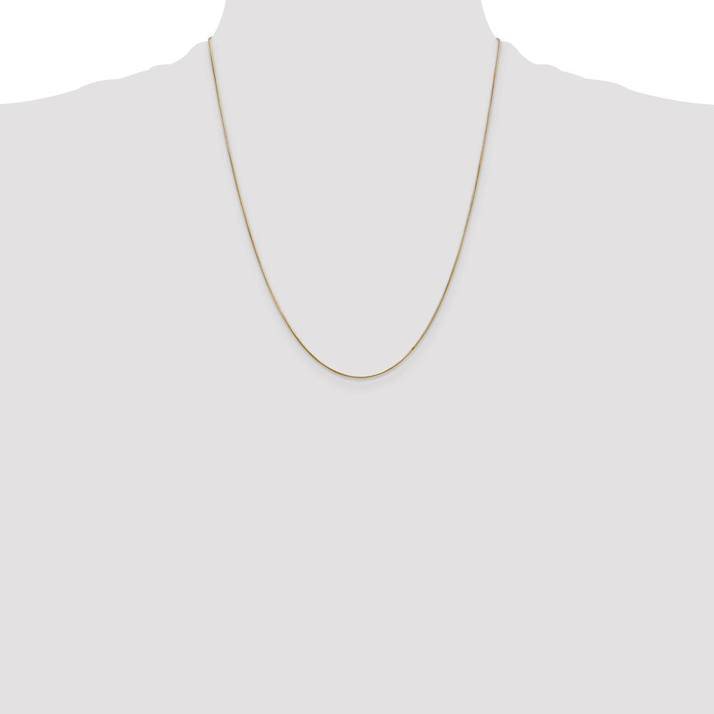 Shop Stylish 14K Gold 22-Inch .65mm Round Snake Chain with Lobster Clasp