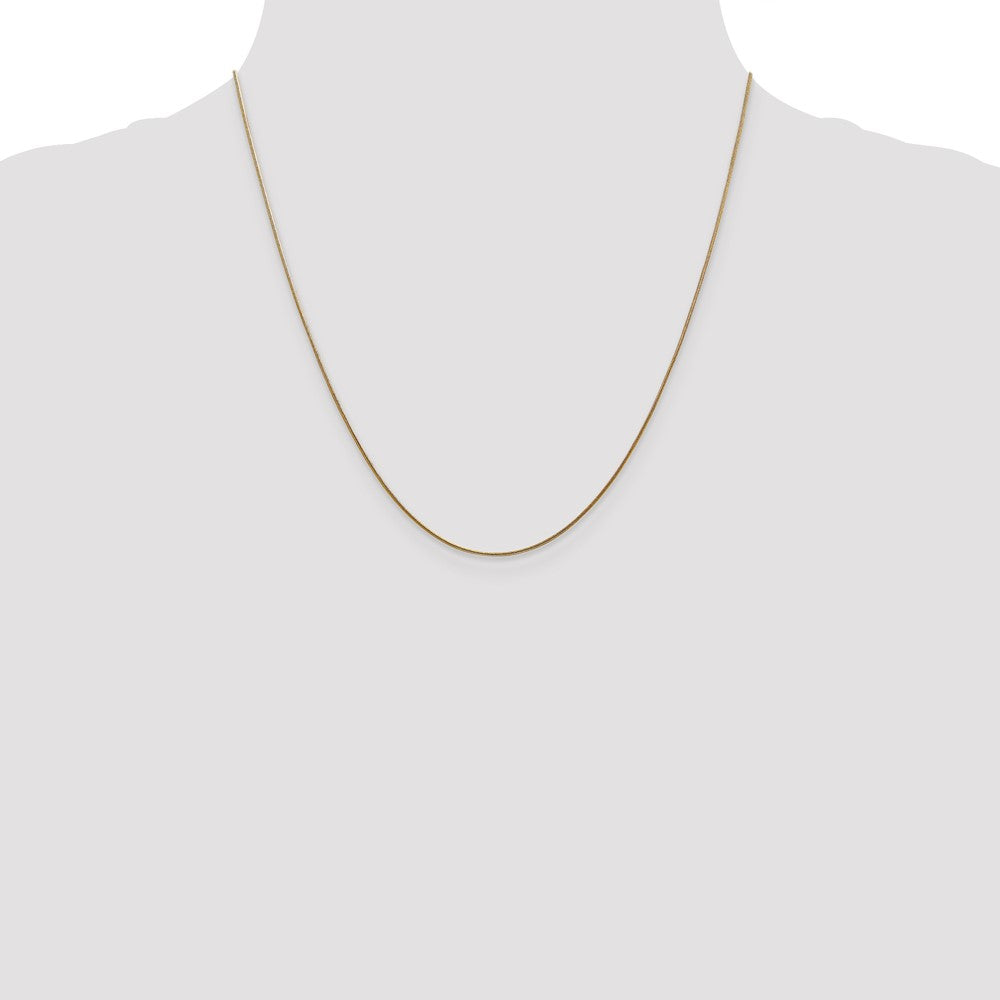 Shop Stylish 14K Gold 20-Inch 0.8mm Round Snake Chain with Lobster Clasp