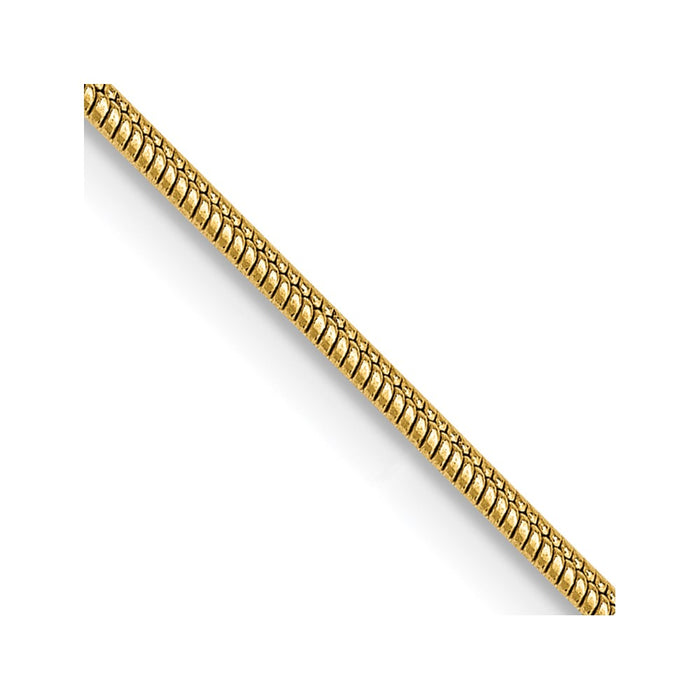 Buy Stylish 14K Gold 20-Inch Snake Chain, 1.1mm - Luxury Lobster Clasp-1