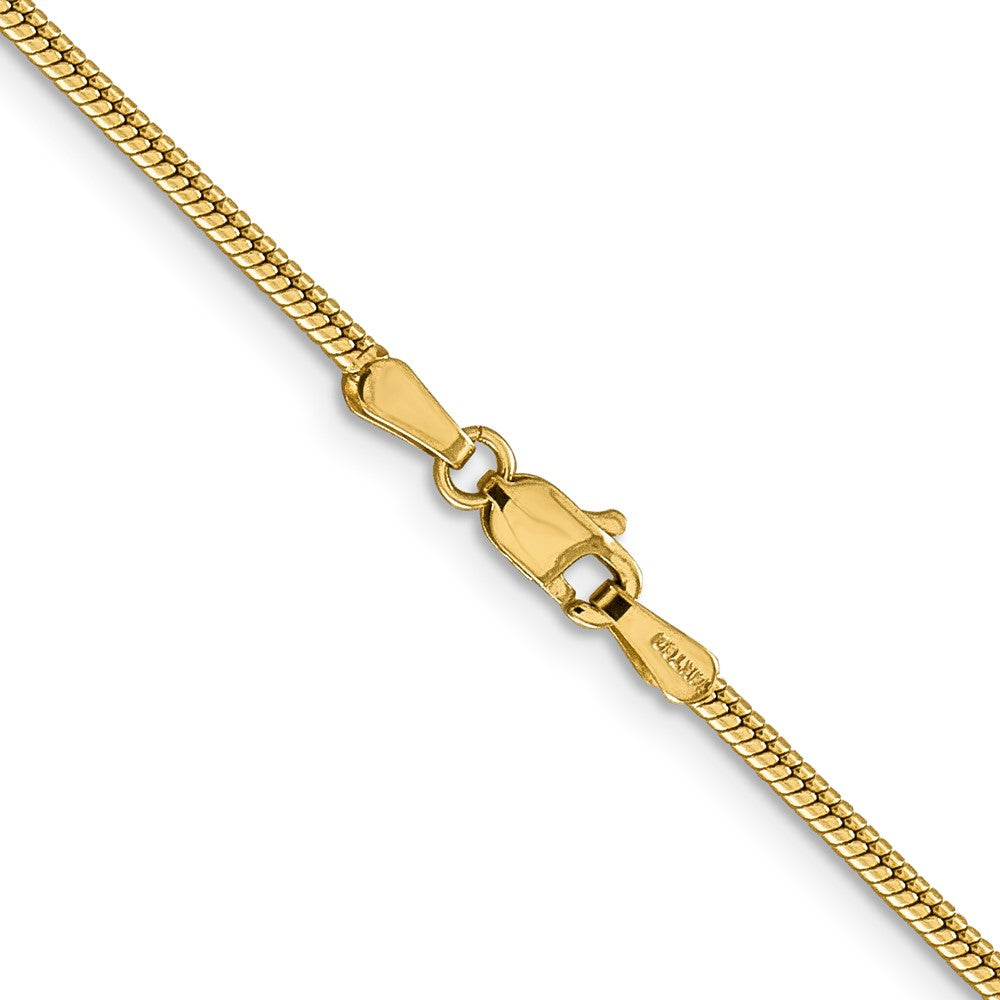 Buy Exclusive 14K Gold 26-Inch 1.85mm Round Snake Chain - Stylish & Durable