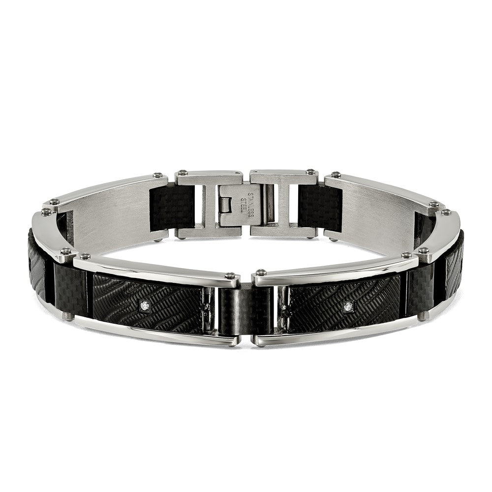 Buy Exclusive 8.75-Inch Chisel Link Bracelet in Polished Stainless Steel