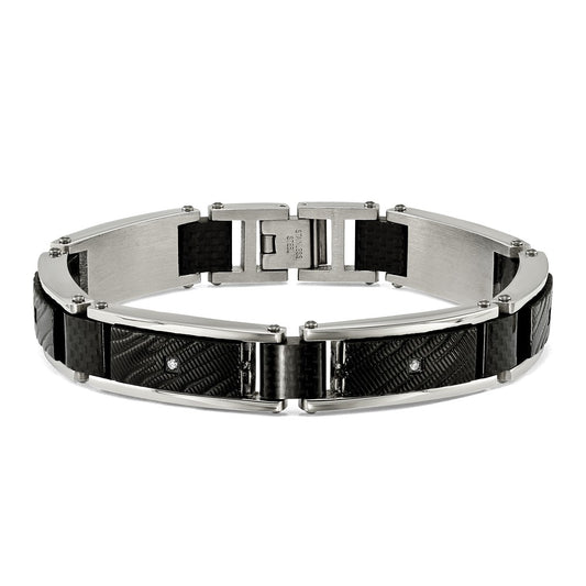 Buy Exclusive 8.75-Inch Chisel Link Bracelet in Polished Stainless Steel