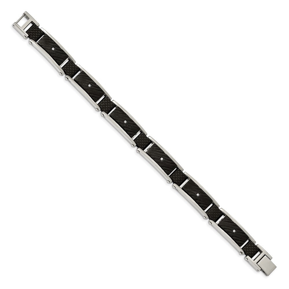 Buy Exclusive 8.75-Inch Chisel Link Bracelet in Polished Stainless Steel