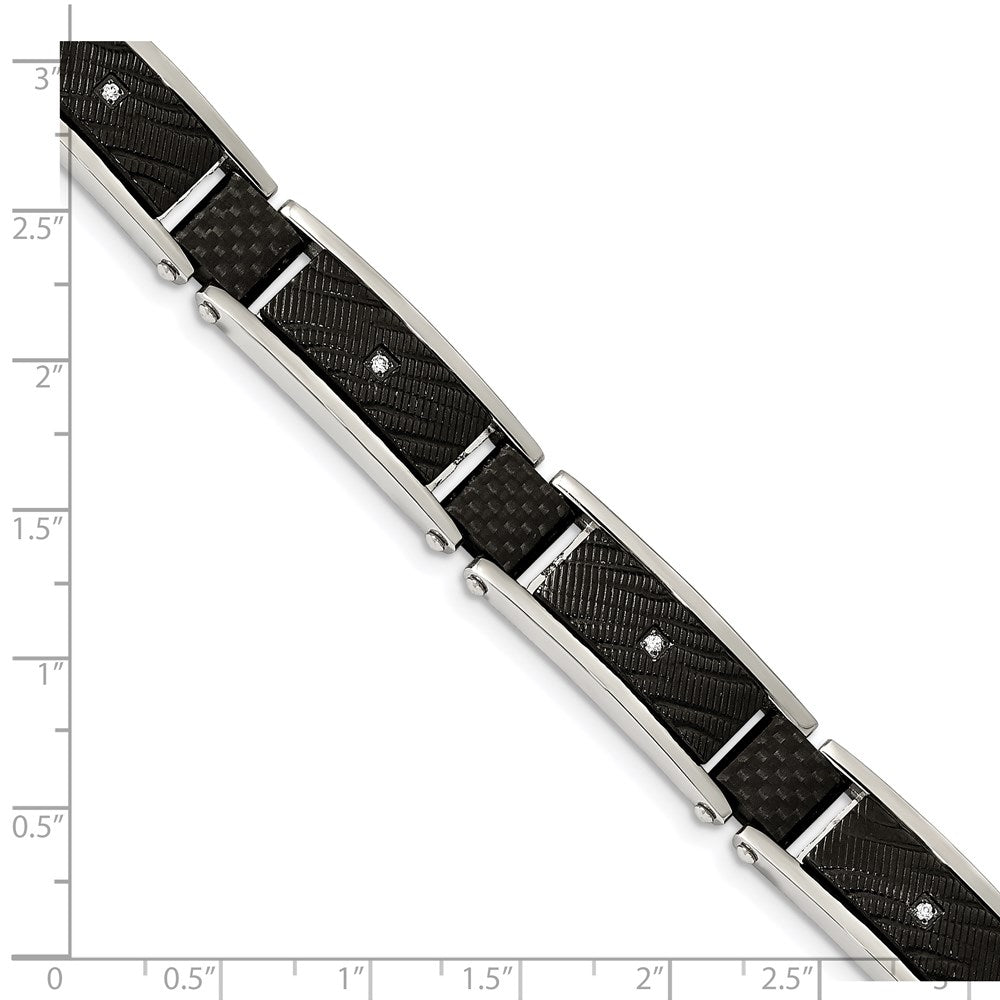 Buy Exclusive 8.75-Inch Chisel Link Bracelet in Polished Stainless Steel