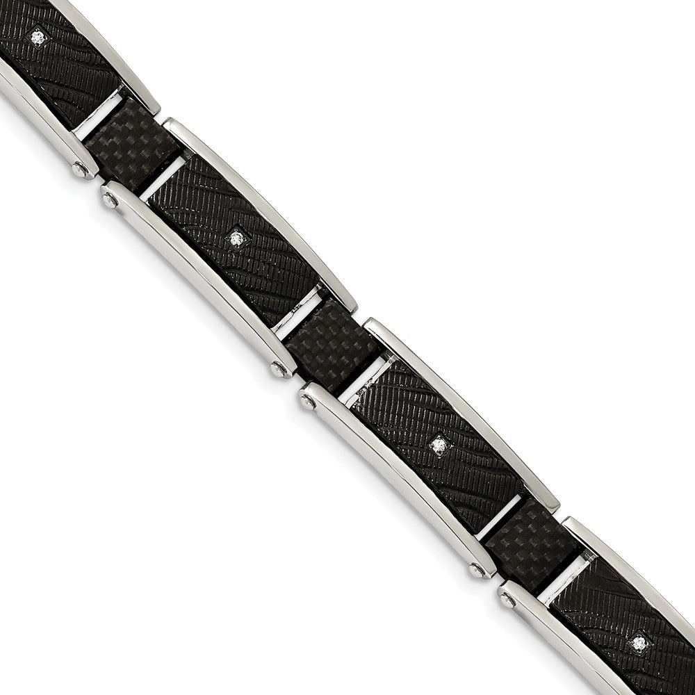 Buy Exclusive 8.75-Inch Chisel Link Bracelet in Polished Stainless Steel