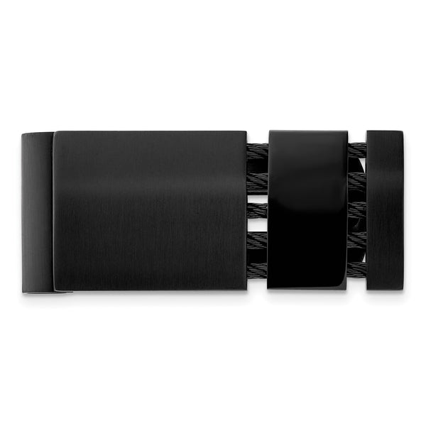 Chisel Stainless Steel Cable Money Clip - 2.5" Brushed Polished