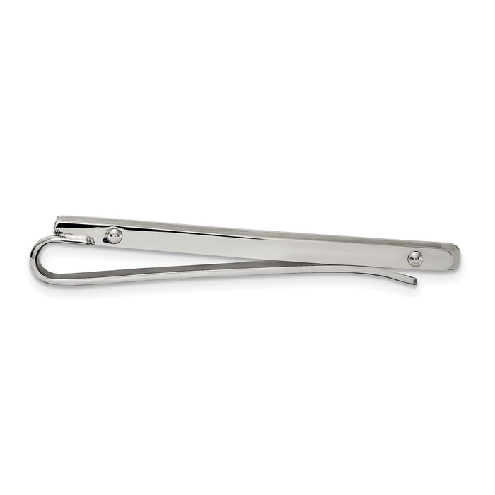 Buy Stylish Chisel Brushed & Polished Stainless Steel Money Clip - Affordable Value-1