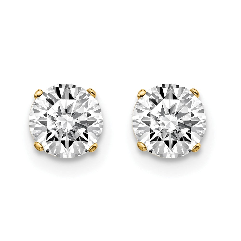 Shop Exclusive 14K Yellow Gold 1.00ct I2 K-L Diamond Stud Earrings - Luxury Value!
