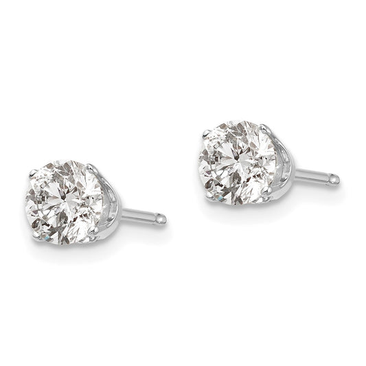 Buy Exclusive 14K Gold 1.00ct I1 J-K Diamond Stud Earrings - Stylish Value!