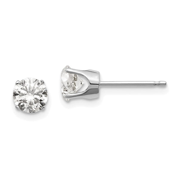 14K Gold 1.00ct Diamond Stud Earrings - Style GR1-1011398