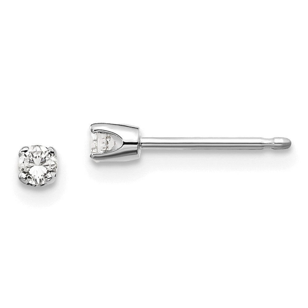 Buy Stylish 14K Gold Diamond Push-On Post Earrings - 0.10ct I2 K-L Value