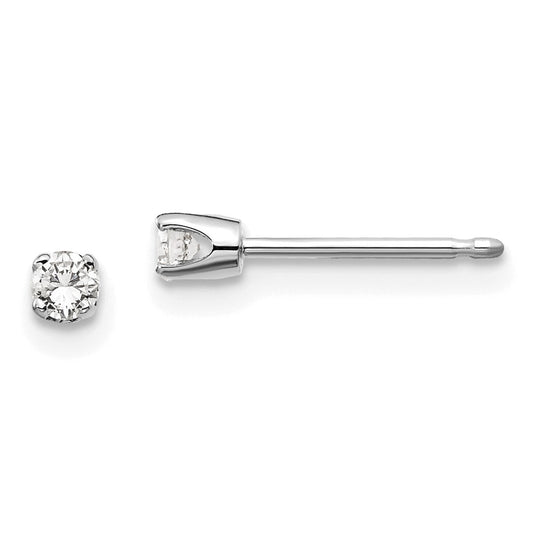 Buy Stylish 14K Gold Diamond Push-On Post Earrings - 0.10ct I2 K-L Value