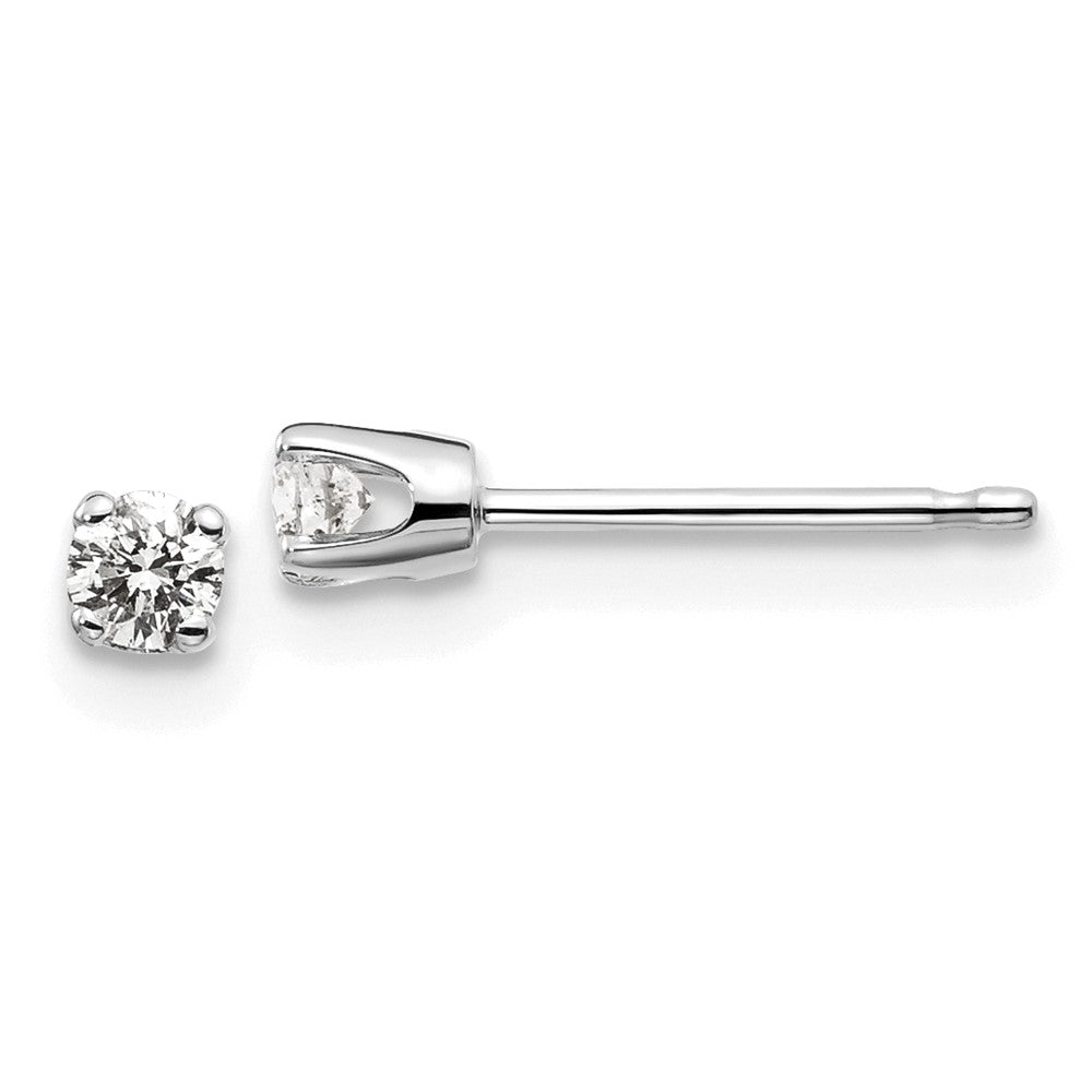 Shop Exclusive 14K White Gold Diamond Stud Earrings - 0.15ct, Stylish Design