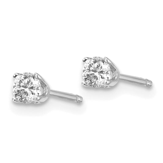 Buy Stylish 14K Gold 0.20ct Diamond Push-On Post Earrings - Luxury Value!