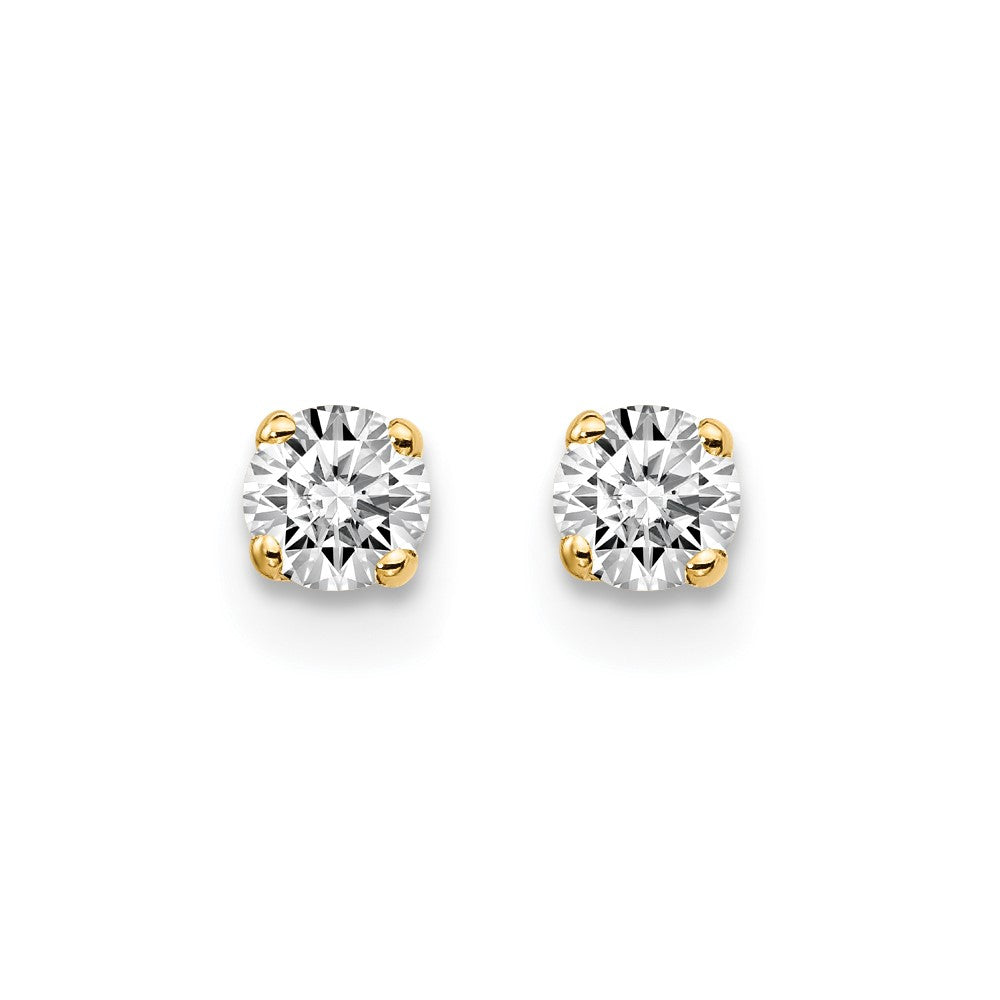 Shop Exclusive 14K Yellow Gold .25ct I2 K-L Diamond Earrings - Stylish Value!