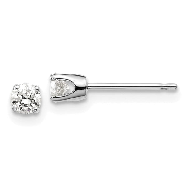 14K Gold 0.25ct I2 K-L Diamond Stud Earrings