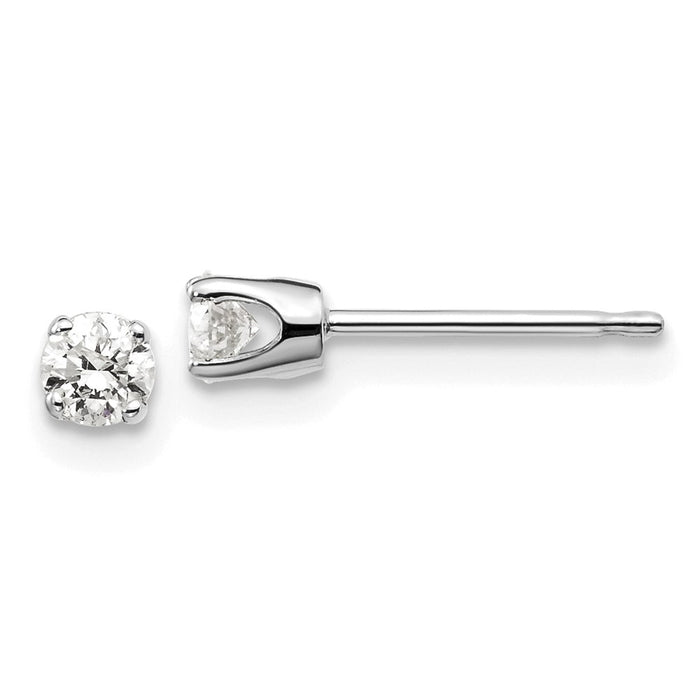 Shop Exclusive 14K Gold 0.25ct I2 K-L Diamond Stud Earrings - Stylish Value!-1