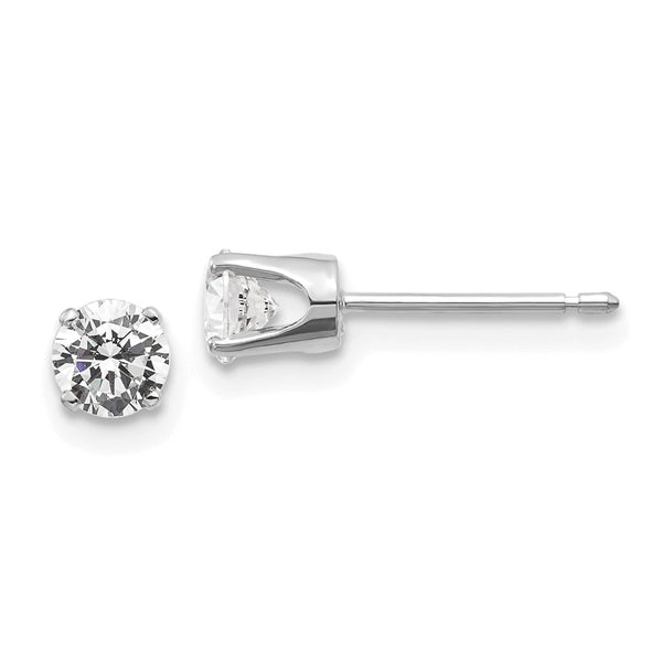14K Gold 0.50ct I2 K-L Diamond Push-On Post Earrings