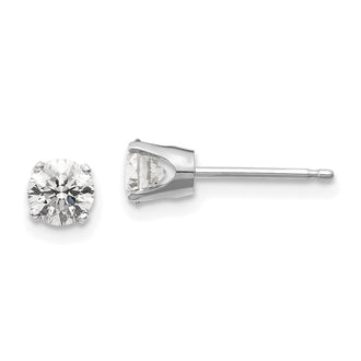 Buy Exclusive 14K Gold .70ct I1 J-K Diamond Push-On Post Stud Earrings - Luxury Style