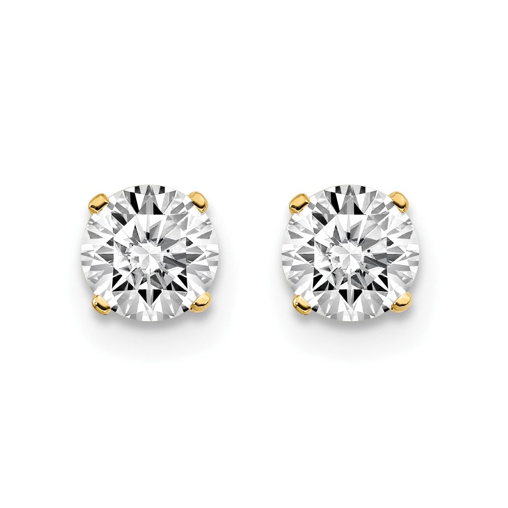 Buy Exclusive 14K Yellow Gold .75ct I2 K-L Diamond Earrings - Luxury Style!
