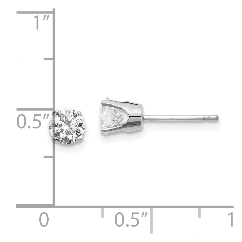 Buy Exclusive 14K White Gold .85ct I1 J-K Diamond Stud Earrings - Stylish Value!