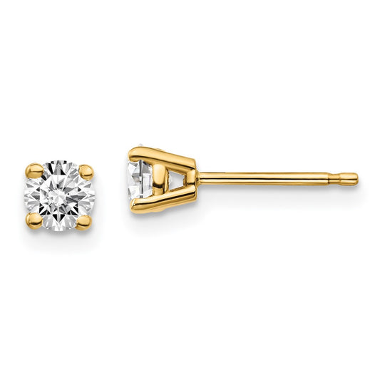 Exclusive 14K Gold .50ct I1 J-K Diamond Stud Earrings - Stylish Value!