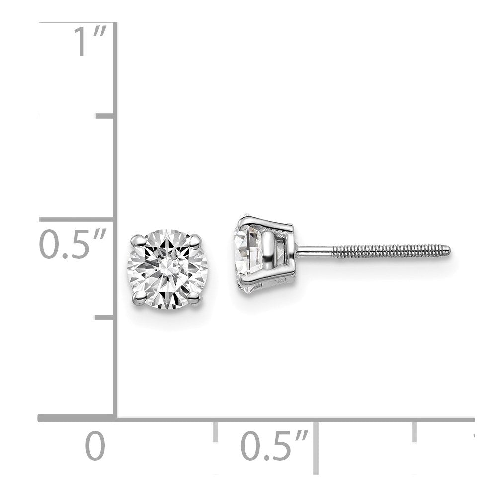 Designer 1.00ct Diamond Stud Earrings in 14K Gold - Stylish & Affordable!