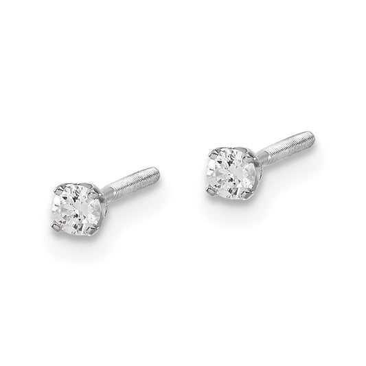 High-Quality 14K Gold 0.10ct SI3 G-I Diamond Stud Earrings - Stylish Value!