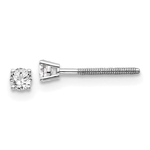 14K Gold Diamond Stud Earrings 0.15ct VS2/SI1