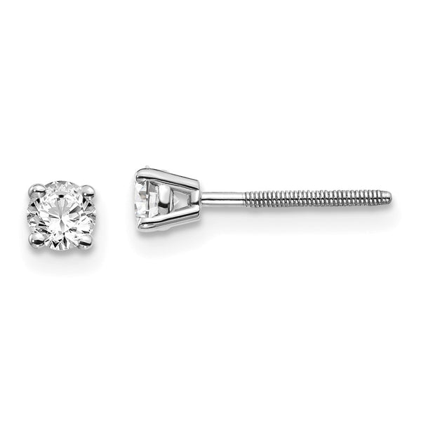 14K Gold .30ct SI3 G-I Diamond Stud Earrings