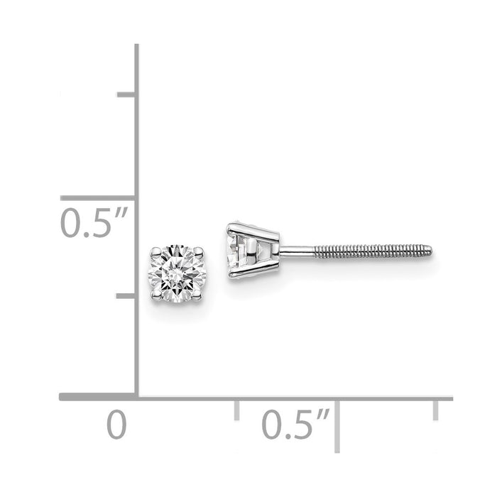 Shop Stylish 14K Gold 0.40ct SI3 G-I Diamond Stud Earrings - Exclusive Value-4
