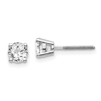Shop Exclusive 14K White Gold 0.75ct SI3 G-I Diamond Stud Earrings - Stylish Value!