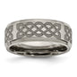 High-Quality Celtic Laser-Engraved 8mm Titanium Band - Stylish & Affordable!-9