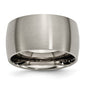 Buy Stylish 12mm Brushed Titanium Half-Round Chisel Band - High-Quality Design-7