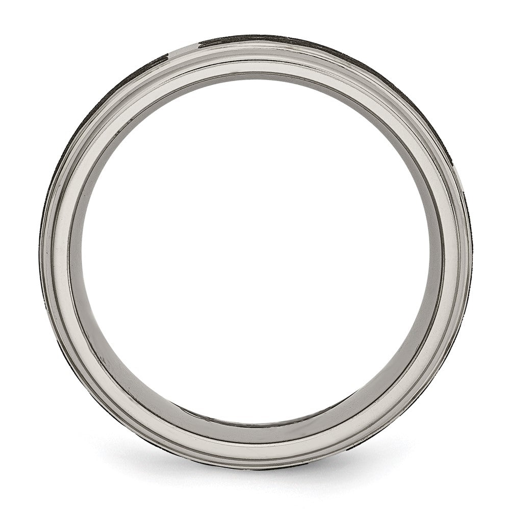 High-Quality 8mm Celtic Laser-Engraved Titanium Band - Stylish & Affordable