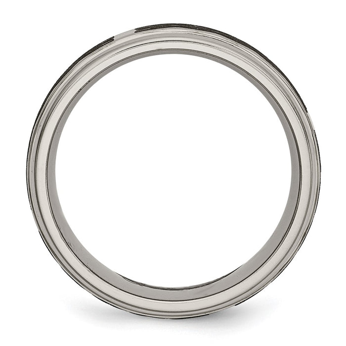 High-Quality 8mm Celtic Laser-Engraved Titanium Band - Stylish & Affordable-2