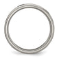 High-quality Titanium Masonic Band 8mm, Stylish Brushed & Polished Design-1