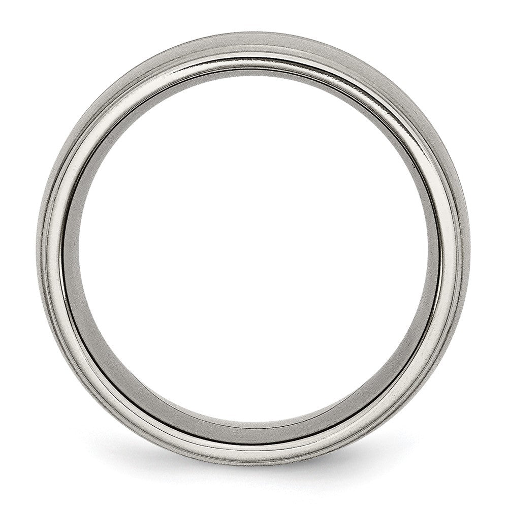 Buy Stylish 10mm Titanium Band - Brushed & Polished Design for Luxury Appeal